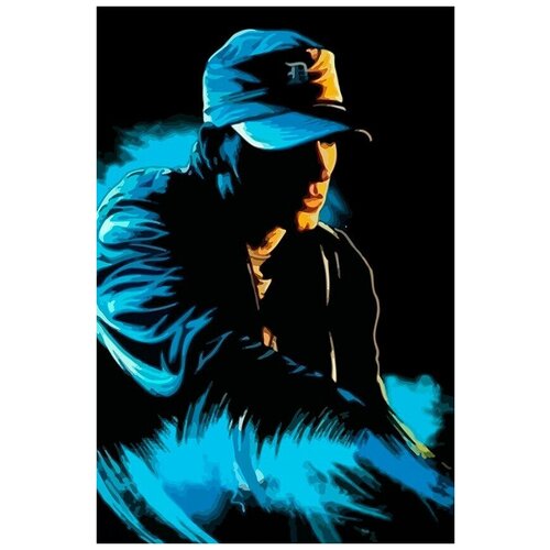 Картина по номерам на холсте Музыка Eminem Эминем - 6293 В 60x40 картина по номерам на холсте музыка eminem эминем 6295 в 60x40