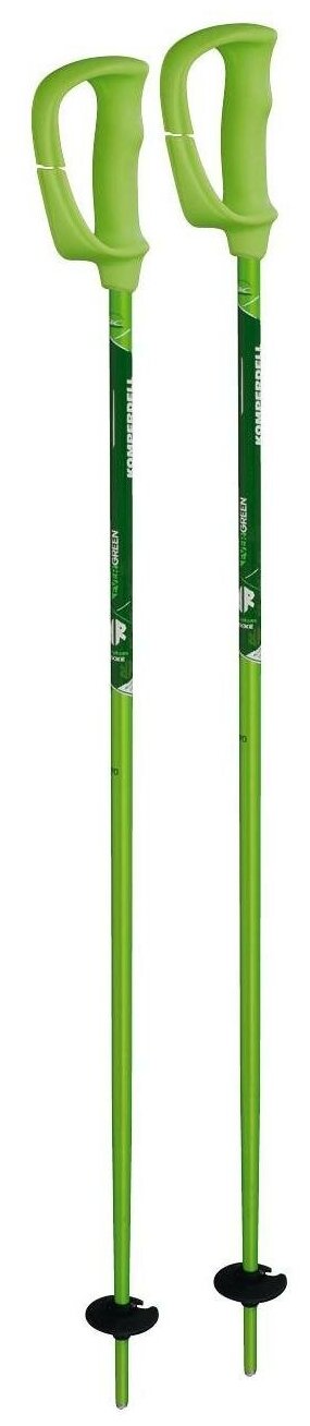 Горнолыжные палки KOMPERDELL Alpine universal Green Rush 14mm (см:80)