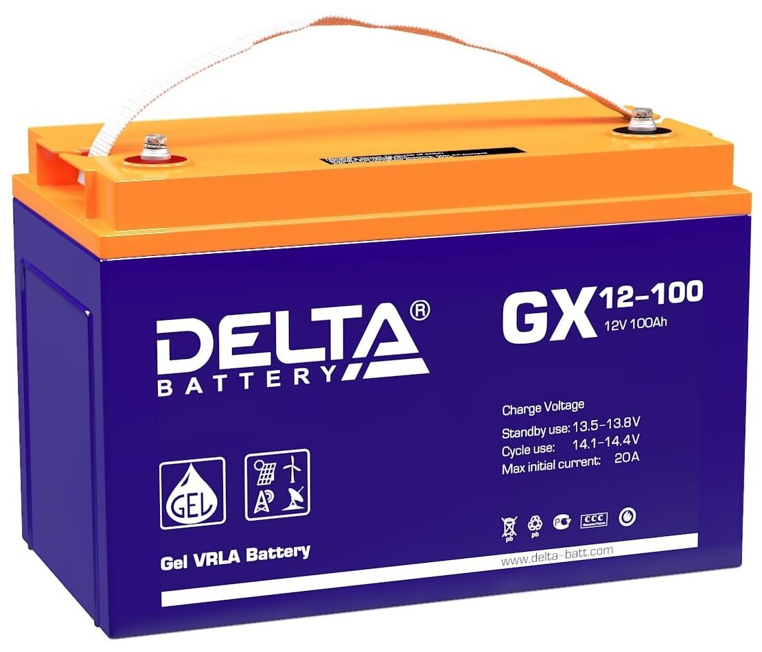 Аккумулятор для ИБП DELTA GX 12-100