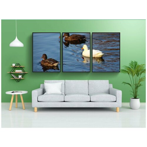 фото Набор модулных постеров для интерьера "андерс, разные, оппозиция" 60x90 см. в тубусе, без рамки lotsprints