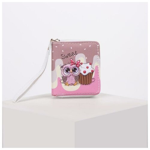 фото Кошелёк, отдел на молнии, цвет розовый нет бренда