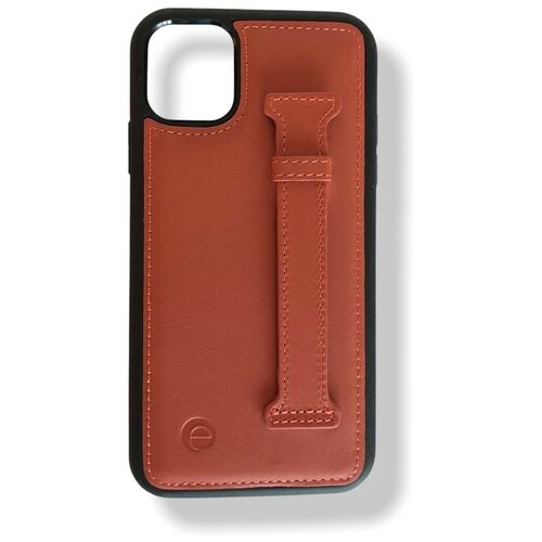 фото Кожаный чехол-подставка для телефона elae для iphone 11 pro max, розовый cfg-11pm-pmb
