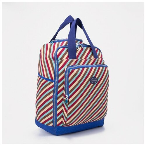 фото Сумка дорожная на молнии, отдел для обуви, наружный карман, цвет разноцветный нет бренда