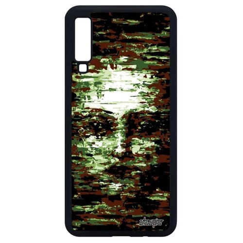 фото Защитный чехол для мобильного // samsung galaxy a7 2018 // "женское лицо" создание фантастичный, utaupia, хаки