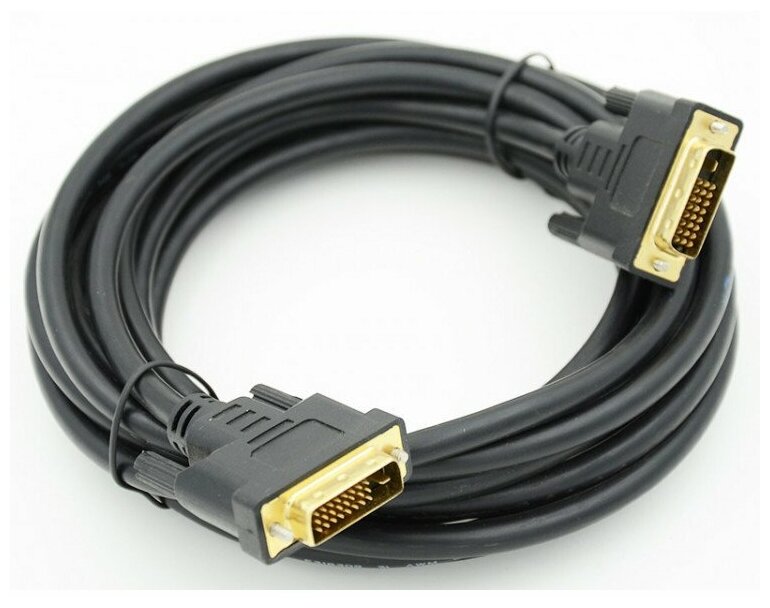 Кабель «B&P» DVI-D DVI-D Dual Link (25M -25M) 5м для подключения устройств — фото 1