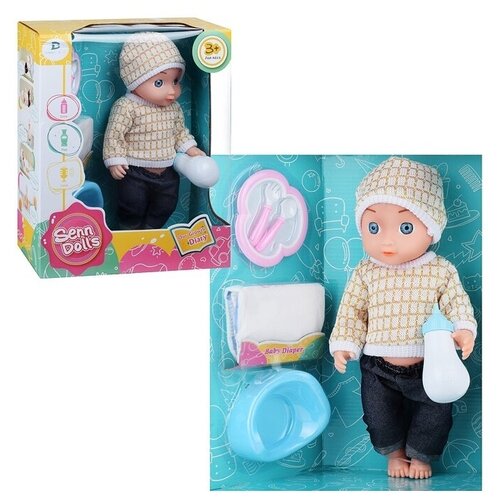 Кукла Oubaoloon 35 см, с аксессуарами, в коробке (SNB168B) горшок для куклы нордпласт 156