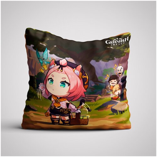 Декоративная подушка Геншин Диона