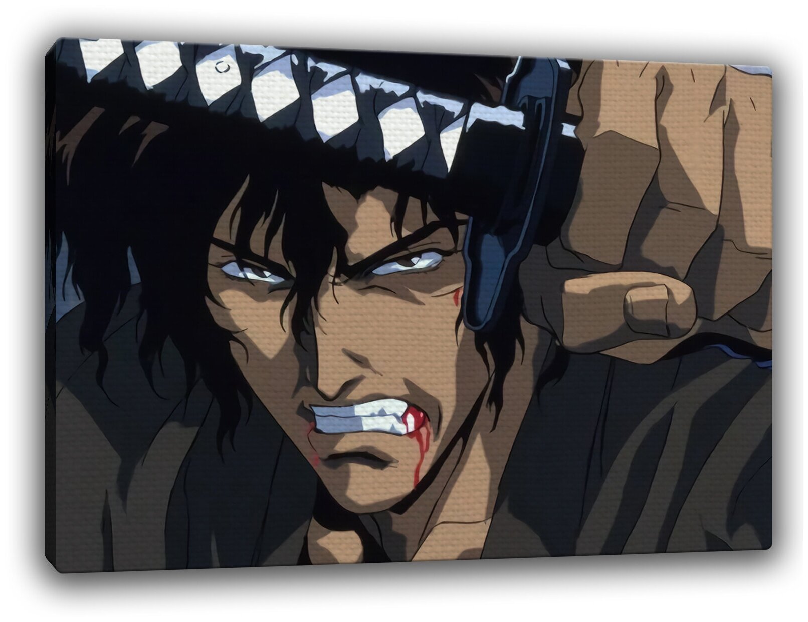 Плакат из чбд на заднем плане