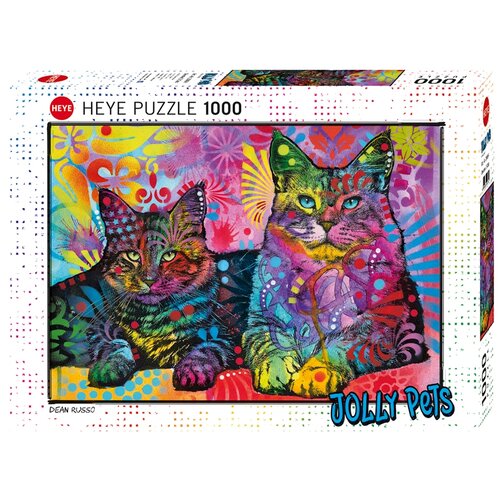 пазл heye 1000 деталей кошкам посвящается Heye Jolly Pets Кошкам посвящается (29864), 1000 дет.