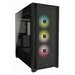 iCUE 5000X RGB CC-9011212-WW Tempered Glass Mid-Tower Smart Case, Black (627517)