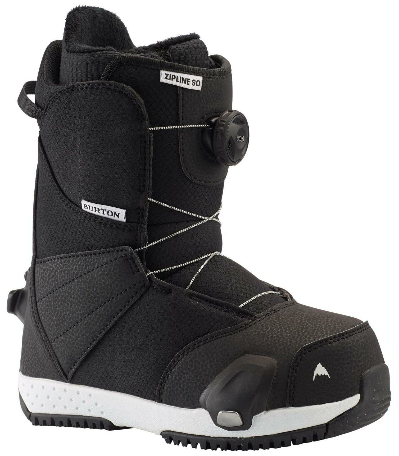 Ботинки для сноуборда детские BURTON 2021-22 Zipline Step On Black (US:5K)