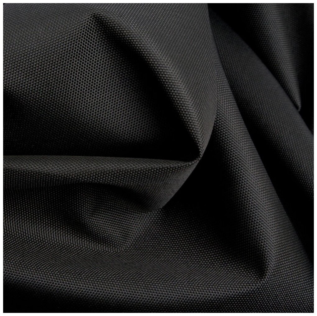 Ткань уличная-тентовая Prival Oxford 600 PU 1000, 230г/м2, цвет чёрный, 1.5х1м