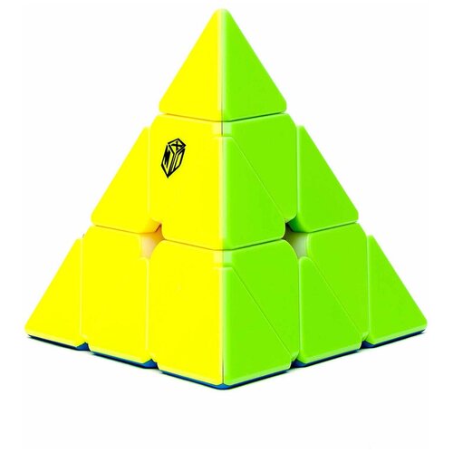 пирамидка qiyi mofangge x man bell pyraminx v2 magnetic черный Головоломка MoFangGe X-MAN BELL V2 Pyraminx Magnetic