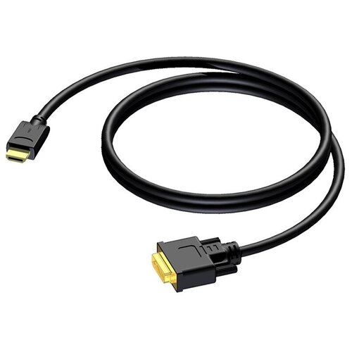 Кабель HDMI - DVI Procab CDV160/5 5.0m переходник hdmi dvi procab clp342