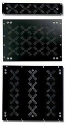 Euromet EU/R- KV24 05432 набор задних рэковых панелей с отверстиями для вентиляции, 24U, с крепежом