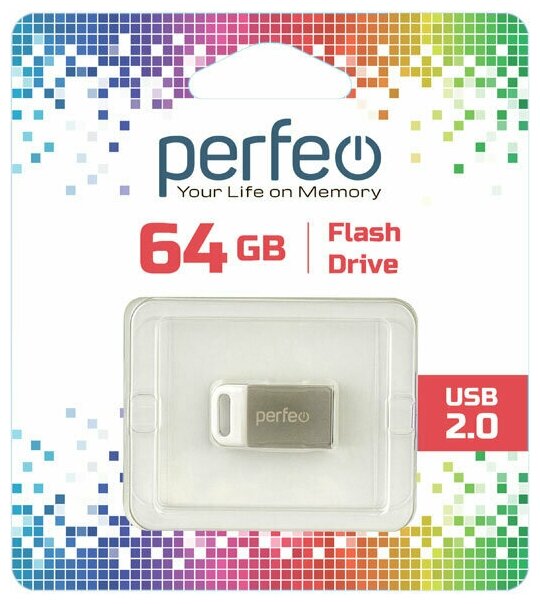 Флеш Perfeo USB 64GB M05 Metal Series