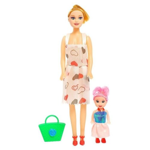 RAYDAY Кукла-модель «Оля» с дочкой, с аксессуарами, микс
