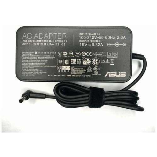 Зарядное устройство для ноутбука Asus FX753VE, 19V - 6.32A, 120 Вт (Штекер: 5.5-2.5мм) Slim