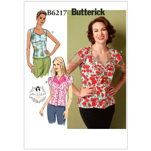 Выкройка BUTTERICK №6217 Топ выкройка butterick 6217 топ