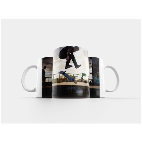 фото Кружка "скейтборд, skate, fly" 320 мл lotsprints