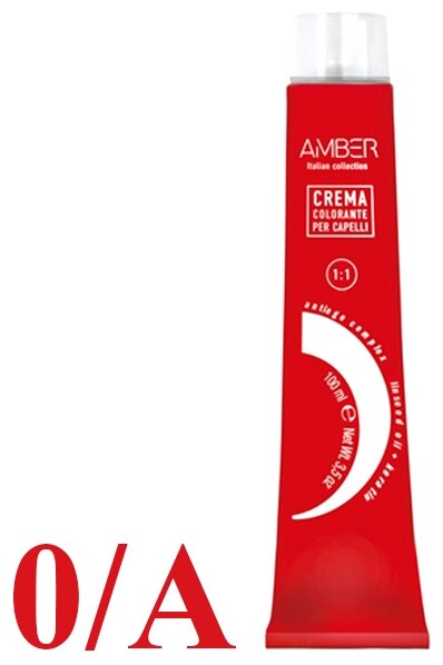 Крем-краска AMBER 0/A, 100 мл — фото 1