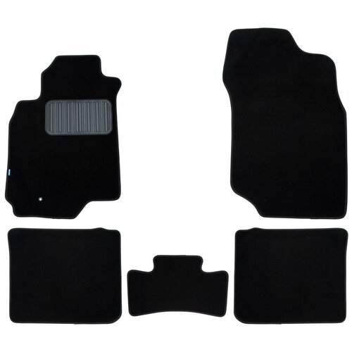 фото Klever коврики в салон klever premium mitsubishi lancer classic, акпп 2003-2010, сед., 5 шт. (текстиль)