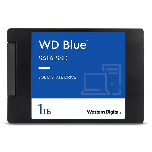 твердотельный накопитель western digital wd green sata 1 тб sata wds100t3g0a Твердотельный накопитель Western Digital WD Blue SATA 1 ТБ SATA WDS100T2B0A