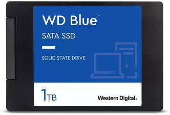 Твердотельный накопитель Western Digital WD Blue SATA 1000 ГБ SATA WDS100T2B0A