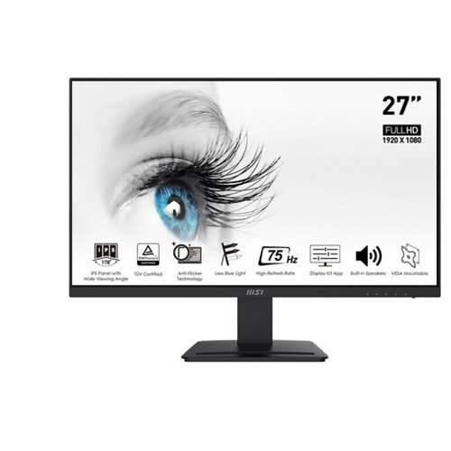 Монитор MSI PRO MP273P 27 IPS Чёрный 9S6-3PB49H-043 2232100₽