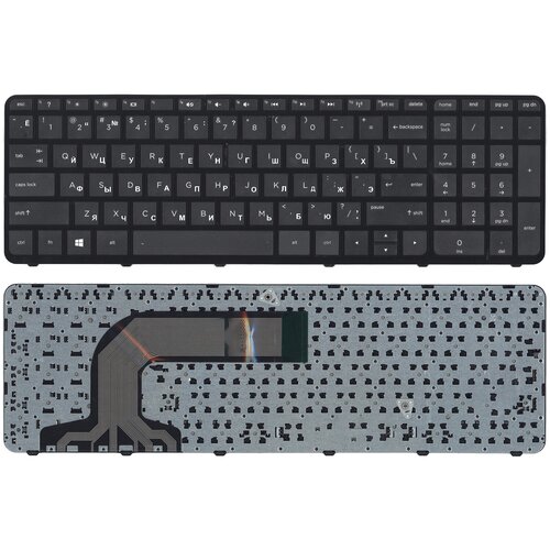 Клавиатура для ноутбука HP Pavilion 17 17-e черная с рамкой 87000₽