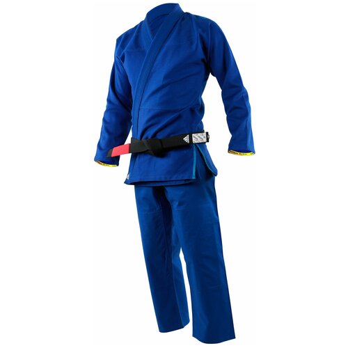 Кимоно  для джиу-джитсу adidas без пояса, размер 160, синий