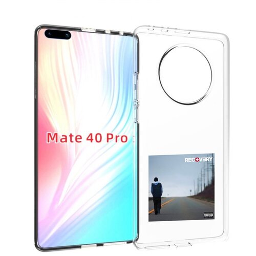 Чехол MyPads Eminem RECOVERY для Huawei Mate 40 Pro (NOH-NX9) задняя-панель-накладка-бампер