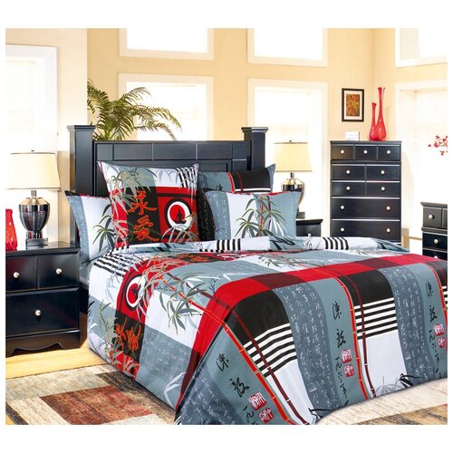 фото Постельное бельё сэнсей 1, бязь (2 спальный)н belissimo