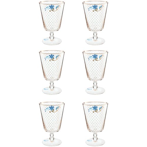 Набор из 6-ти стаканов для воды Pip Studio Royal Golden Dots, 360 мл, 51.131.004