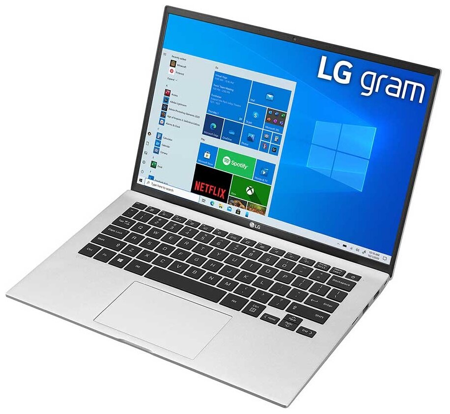14 Ноутбук LG Gram 14 14Z90P-GAJ66R 1920x1200 Intel Core i5 1135G7 24 ГГц RAM 8 ГБ SSD 512 ГБ