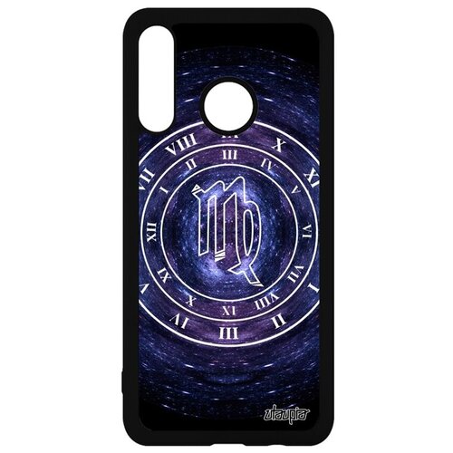 фото Противоударный чехол на смартфон // huawei p30 lite // "зодиак дева" галактика horoscope, utaupia, синий
