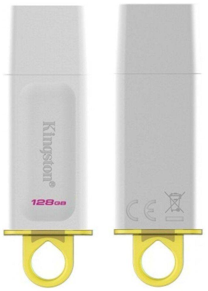 128Gb Kingston DataTraveler Exodia USB 3.2 Gen 1 (usb 3.0) white Kc-u2g128-5r