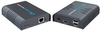 Приемник + передатчик Lenkeng LKV373KVM 120m HDMI to IP Передача HDMI сигнала по витой паре и IP сети с функцией KVM