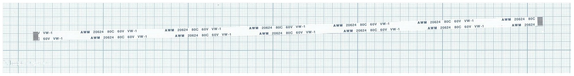 Шлейф универсальный 10pin шаг 05мм длина 30см