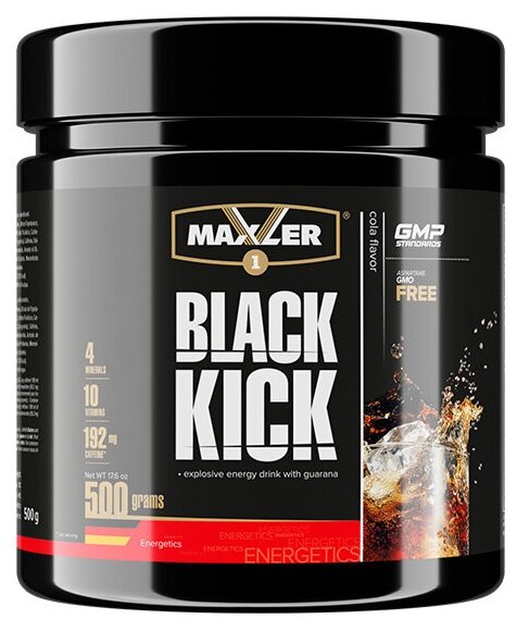 MAXLER EU Black Kick (Банка) 500 г (Cola Flavor)
