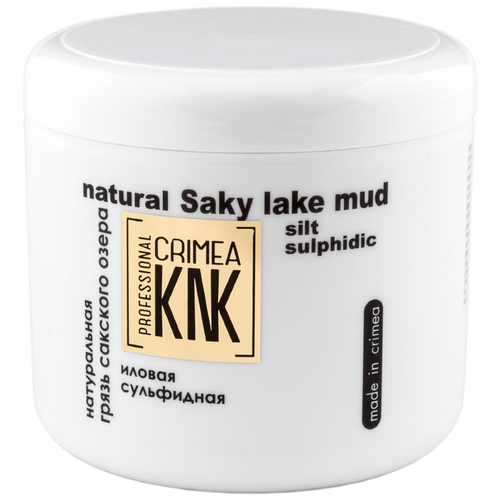 Грязь Сакского озера иловая сульфидная, 700 гр, КНК грязь иловая сульфидная сакского озера 1 7 кг крымская ггрэс