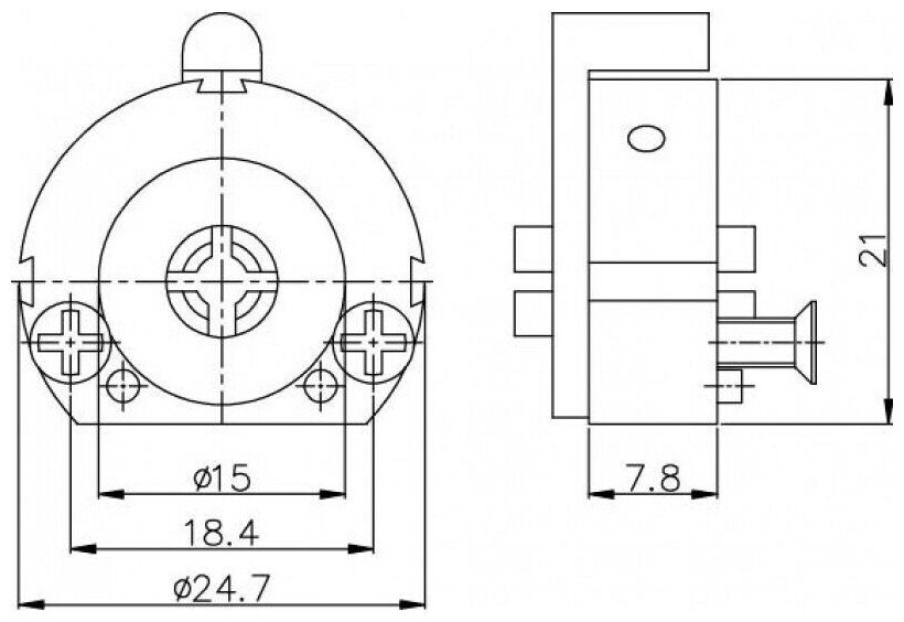 Цилиндровый механизм Kale kilit 164/FB mm для замков с крестовыми ключами 5 кл. - фотография № 2