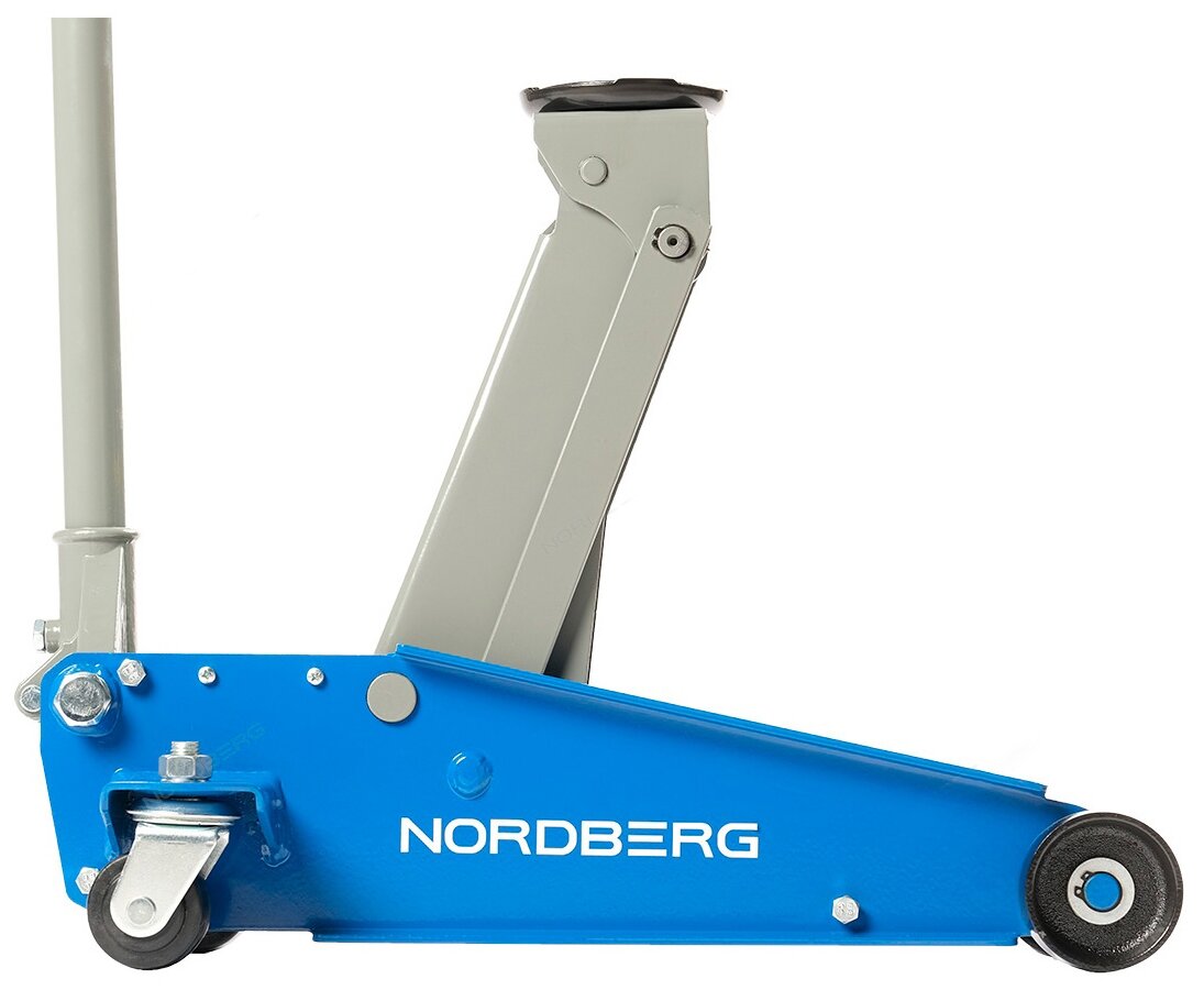 NORDBERG домкрат подкатной 3 тонн 120-450 мм с резиновой насадкой N32030