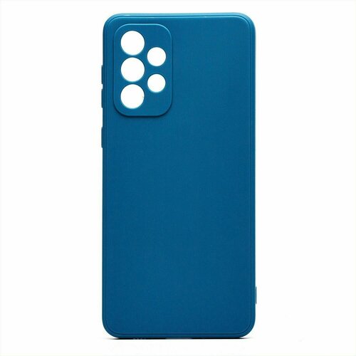 Чехол-накладка с закрытой камерой для Samsung SM-A336 Galaxy A33 5G, голубой, 1 шт.