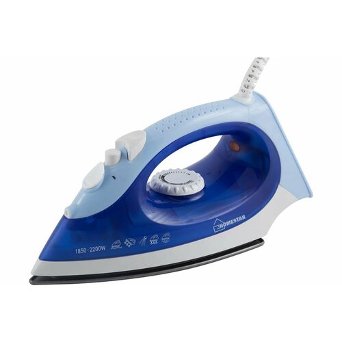 Утюг HomeStar HS-4002А синий 1850-2200 Вт пар спрей паровой удар тефлоновая подошва 003854 177200₽