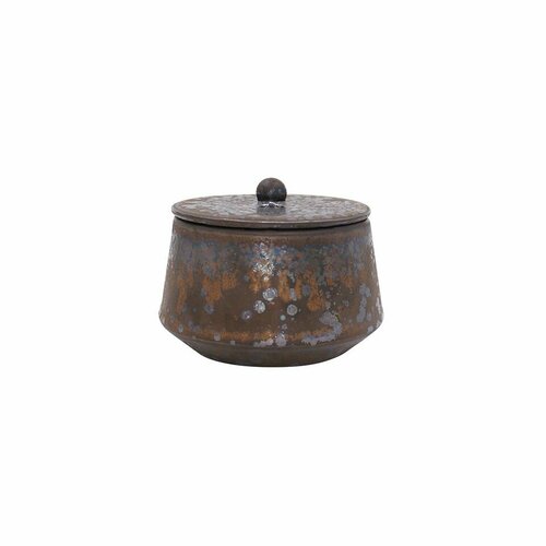 Емкость с крышкой ROOMERS TABLEWARE Isamu, 8.5 см, 115 мл, каменная керамика, цвет коричневый (L9431-M2)