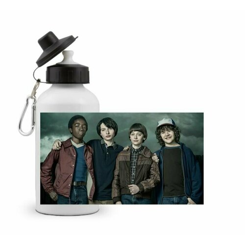 фото Спортивная бутылка очень странные дела, stranger things №1 goodbrelok