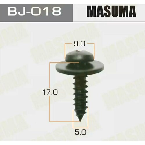 саморез метиз м5 под звездочку 10шт Саморез BJ-018 М5*17мм (уп. 10шт)