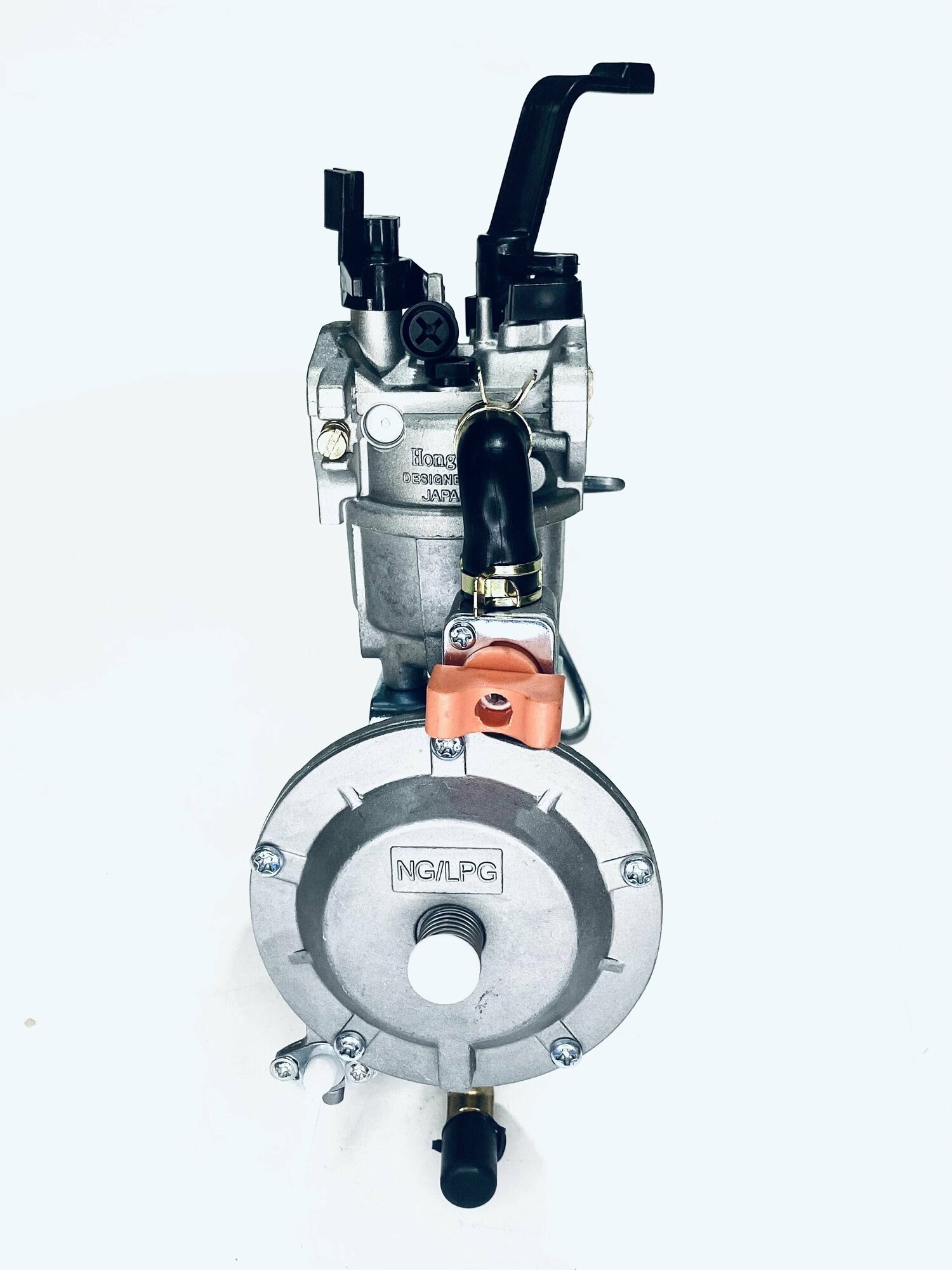 Карбюратор двухтопливный 168F/170F для генератора 2-3 кВт (газ + бензин) с рычагом - фотография № 8