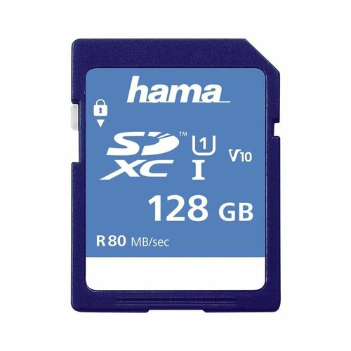 Карта памяти hama Memory Fast SDXC UHS-I 128 GB (Germany)